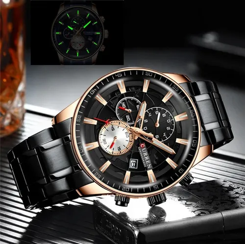 Reloj Para Hombre Curren Análogo Multifuncional Calendario