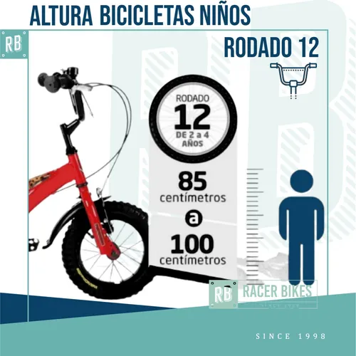Bicicleta Musetta Viper Rodado 12 Varon Racer Bikes