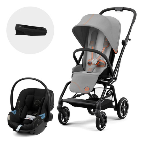 Coche Travel System Eezy S Twist Plus S Blk + Aton G + Base