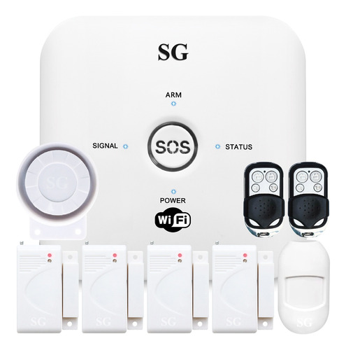 Alarma Wifi Gsm Google Home Control App Tuya Seguridad Casa