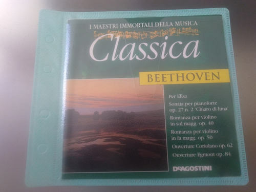 Cd De Beethoven Per Elisa,música Clásica Traido De Italia 