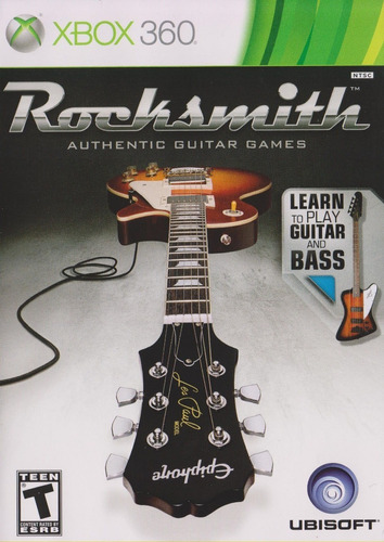 Jogo Rocksmith Guitar Games Xbox 360 Original Frete Grátis