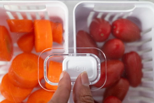Pote Organizador Cesto Duplo 2,2l Frutas Legumes Geladeira