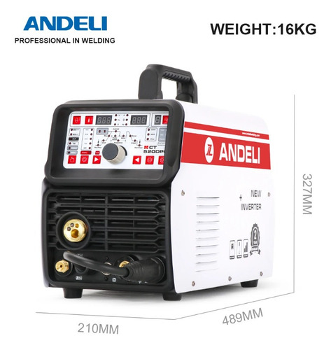 Andeli Mct-520dpl Maquina De Soldar 5 En 1