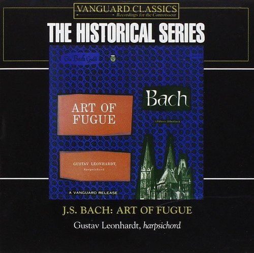 Cd: J.s. Bach: Art Of Fugue (grabado En 1953)