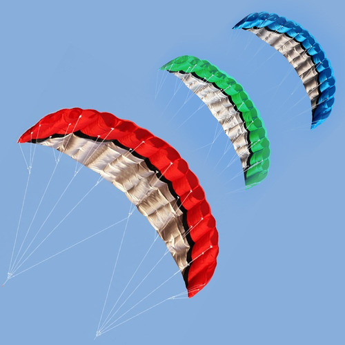 Cometa Tipo Parapente De 2,50m X 80 Cm Con Dos Mandos