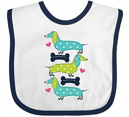 Baberos Para Bebé Inktastic Dachshund Dog Lover Polka Dot Pu