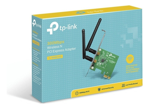 Placa De Red Wifi Pci-x Tp-link Tl-wn881nd 881nd 300 Mbps 