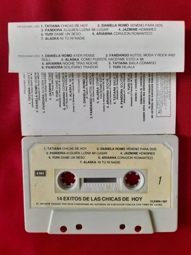 14 Exitos De Las Chicas De Hoy Cassette/tatiana,fandango. (Usado)
