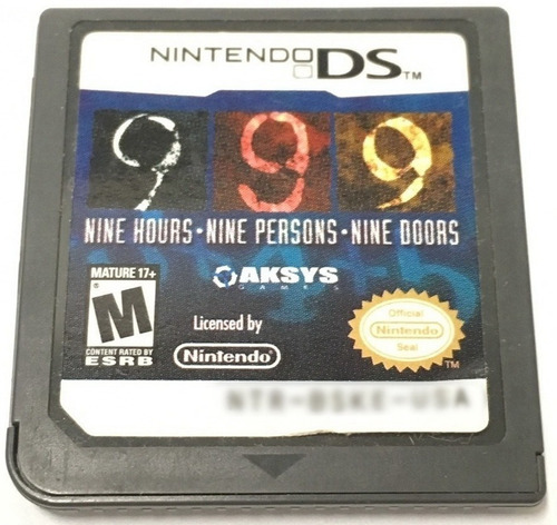 999: 9 Hours, 9 Persons, 9 Doors Nintendo Ds