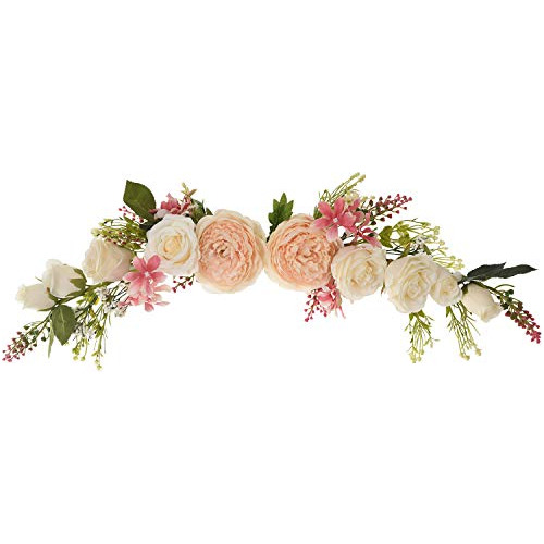 Swag De Flores De Peonía Artificial Swag Decorativo De...