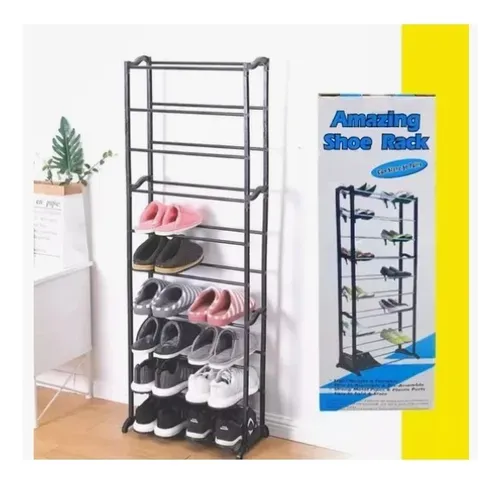 Zapatero Con Capacidad Para 30 Pares De Zapatos 10 Niveles