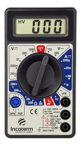 Multimetro Digital Incoterm Md-020