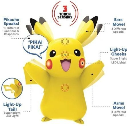 Pokemon Electronico - My Parther Pikachu - Movimientos !