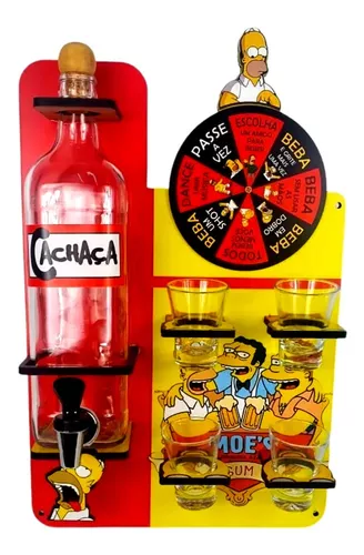 Jogo Roleta Drink Tequila Cachaça Brincadeira Amigos Copo em