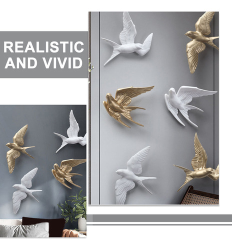 Adornos De Pájaros Para Decoración Exterior, 2 Piezas