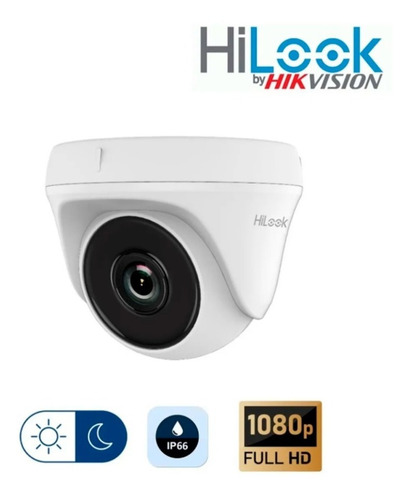 Imagen 2 de 5 de Domo Hilook 2mp 2.8 Ir20m Exir Plastico 1920×1080 Full Hd