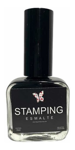 Esmalte Negro Para Stamping De Uñas, Deco,nail Art Faguer