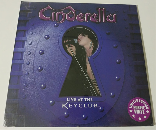 Cinderella - Lp Live At The Key Club - Vinil Roxo - Lacrado