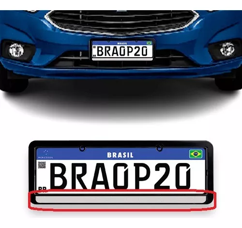 Primeira imagem para pesquisa de protetor de placa carro