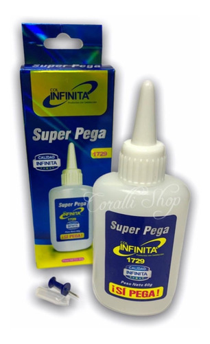 Pegante Instantaneo Infinita Super Pega X 60ml - Si Pega!!!