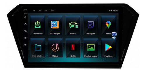 Multimidia Voyage G7 G8 9p Qled Android Carplay 2gb 32gb