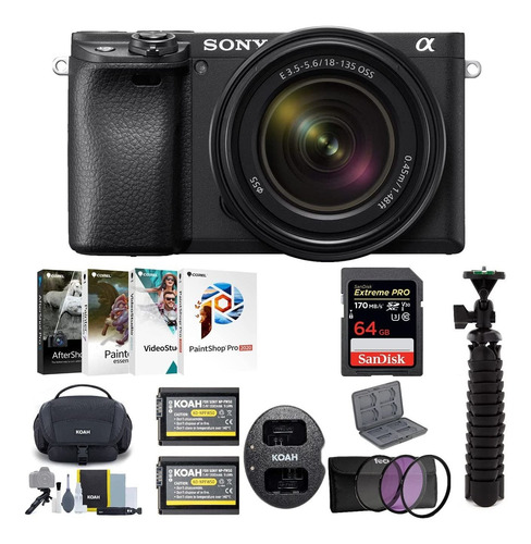 Imagen 1 de 7 de Sony A6400 Paquetes De Cámaras Digitales Sin Espejo (con...