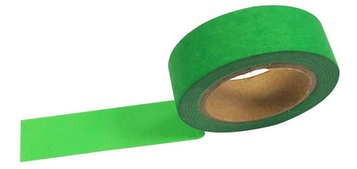 Wrapables Colorful Washi Masking Tape, Verde Sólido