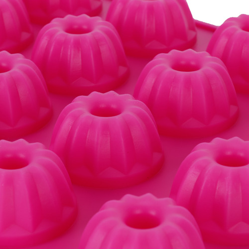 Pasteles De Silicona De Color Rojo Rosa Para Hornear Pastele