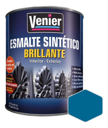Esmalte Sintetico Brillante Venier 3p | 4lt Color Traful