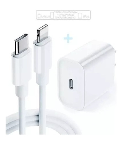 5pz Cargador 20w Carga Rápida Para iPhone 11 12 13 Tipo C