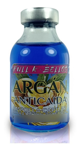 Ampolla Capilar Argan Anticaida 25ml - mL a $400