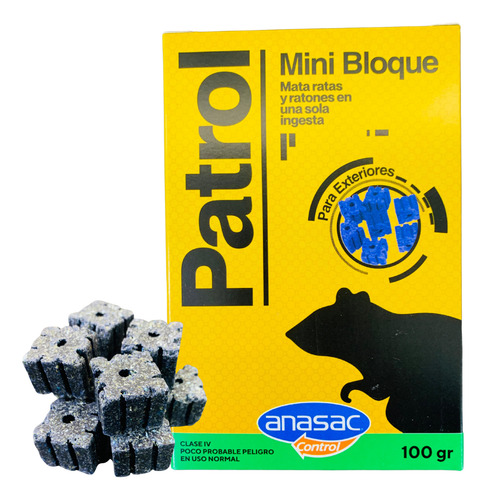 Kit Desratización: Patrol Mini 100g Todo Listo Para Usar(10)