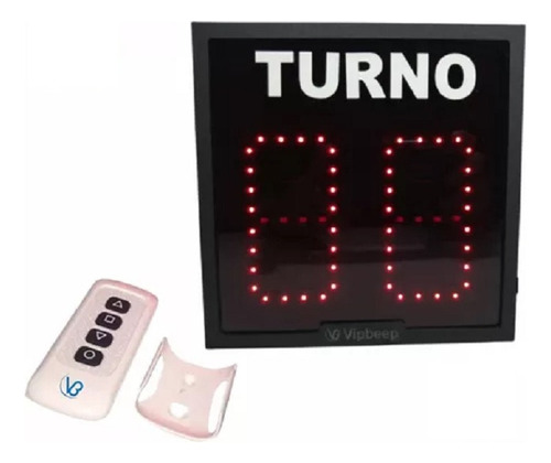 Toma Turno Kit 2 Digitos Inalambrico Vipbeep Display Turnos