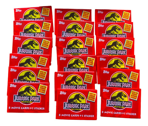 Sobre Sellado Trading Cards Jurassic Park Topps 1993!