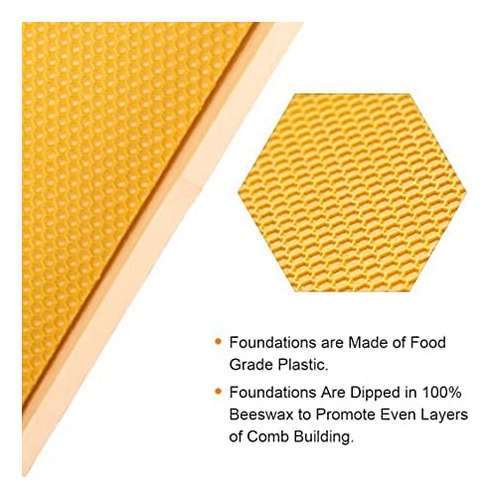 Caja De Colmena De 8 Marcos Caja De Abejas Langstroth M...