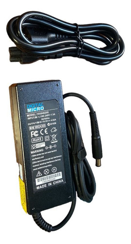 Cargador 19,5v 4,62a 90w Compatible Con Dell Digital Micro