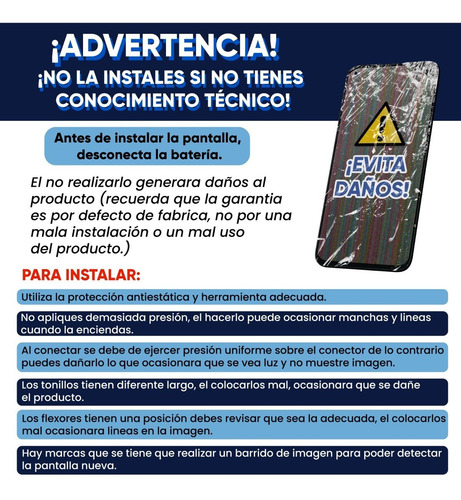 Imagen 3 de 5 de Pantalla Lcd Display Lanix Ilium X510 X520 Nueva + Envío