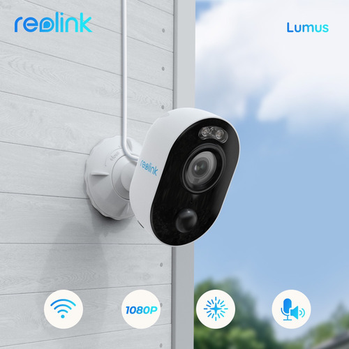 Cámara Seguridad Reolink Lumus Wifi Ip Full Hd Nocturna Ip65