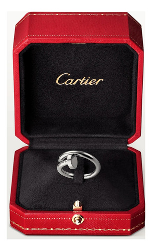 Anillo Argolla De Compromiso Cartier Oro Laminado  Con Cofre