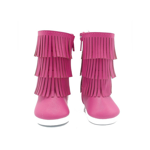 Imagen 2 de 2 de Witty Girls Bota Folk Rosa Calzado Muñecas 45 Cm/18 PuLG