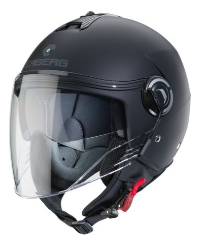 Casco Para Moto Abierto Caberg Riviera V4 Negro Mate