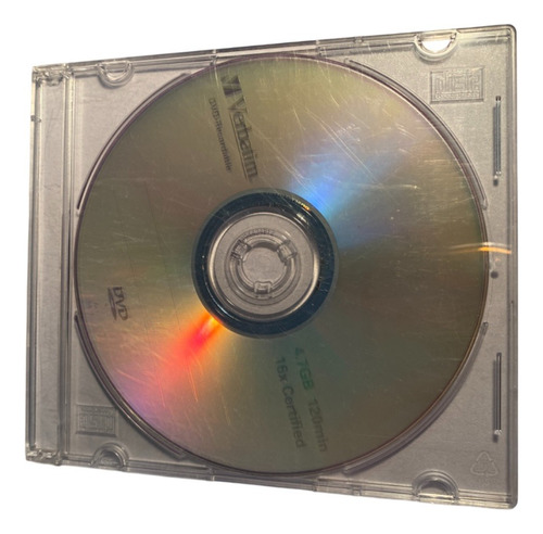 Dvd Virgen Verbatim Dvd-r 4.7 Gb 16x120 Min Pack 2 Unidades