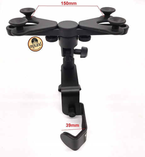 Suporte P/ Tablet Celular De 4.5 A 10.1pol. P/ Pedestal