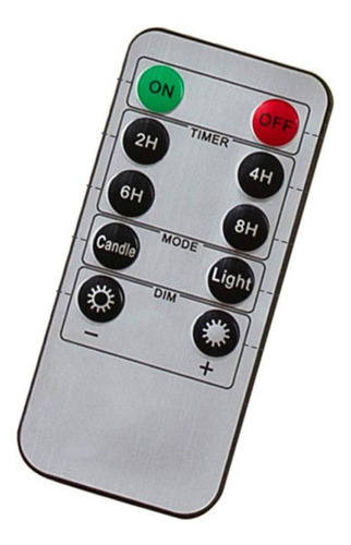Temporizador De Control Remoto De 10 Teclas De 5 Uds Para