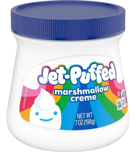 Crema Malvavisco Jet Puffed Marshmallow 198g Importada