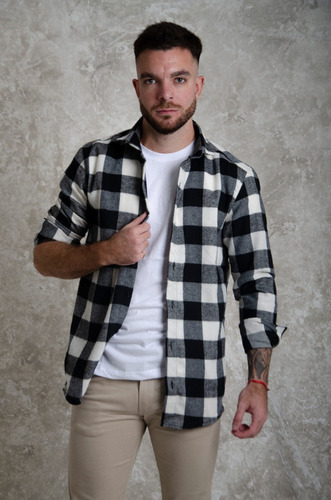 Camisa Art 2839 Camisa Leñadora Villela Cuadros Abrigada