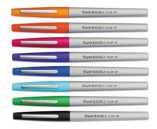 Plumones Paper Mate De Colores Surtidos 1 Paquete Con 8 Pzas