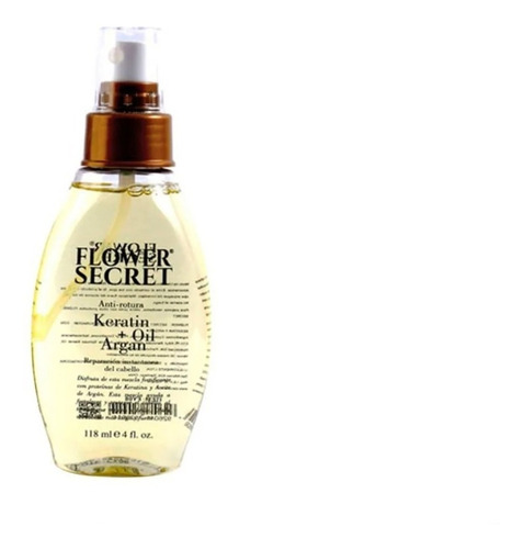 Aceite De Argan Con Keratina Reparación Cabello 118ml