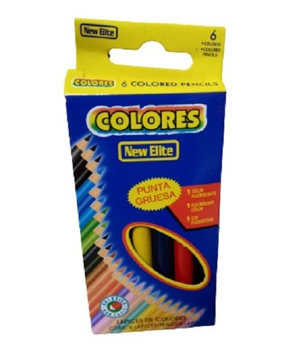 Pack De 20 Cajas Lapices Colores 6 Unidades / Runn